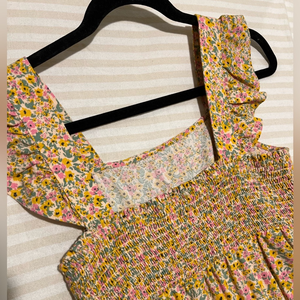 Floral cotton dress